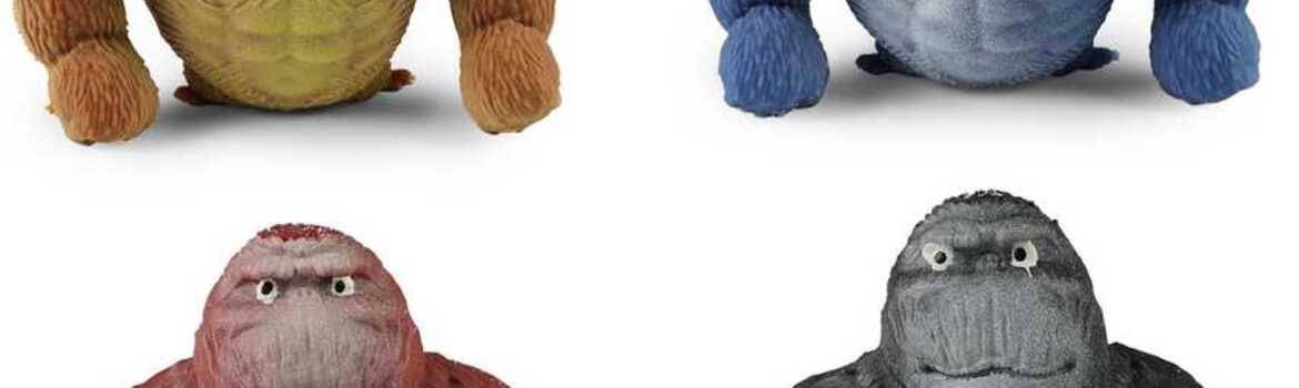 Squishy toy Gorilla – antistresinis „squishy“ žaislas vaikams ir suaugusiems