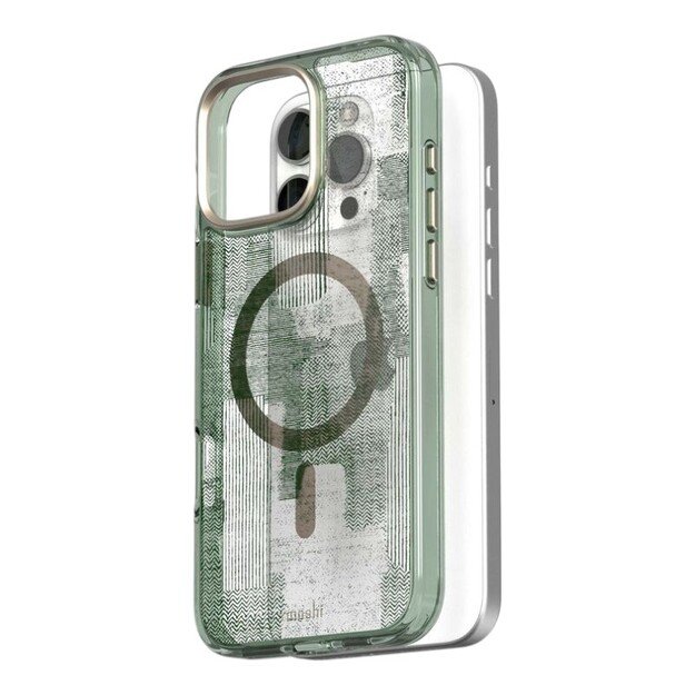 Moshi iGlaze MagSafe – dėklas, skirtas iPhone 16 Pro Max (saulės apšviesta žalia) 1