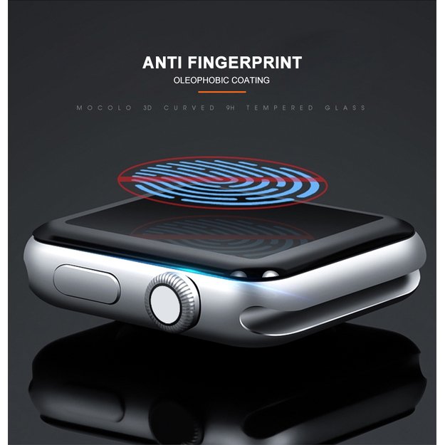 Mocolo 3D Glass Full Glue – apsauginis stiklas, skirtas Apple Watch 7/8 41 mm ekranui 19