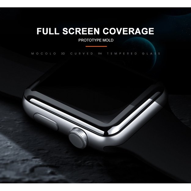 Mocolo 3D Glass Full Glue – apsauginis stiklas, skirtas Apple Watch 7/8 41 mm ekranui 23