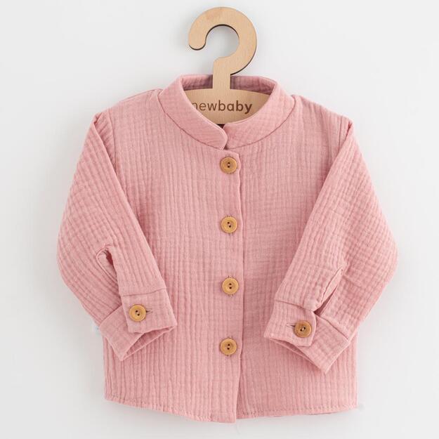 Kūdikių muslino marškinėliai New Baby Soft Dress Pink, dydis 86 (12-18m), 86 (12-18m)