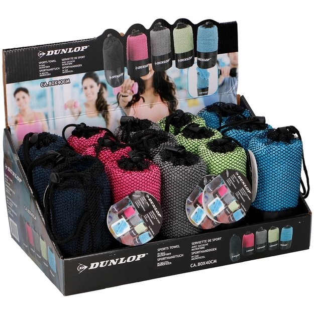 Dunlop - mikropluošto sportinis rankšluostis (pilkas) 2