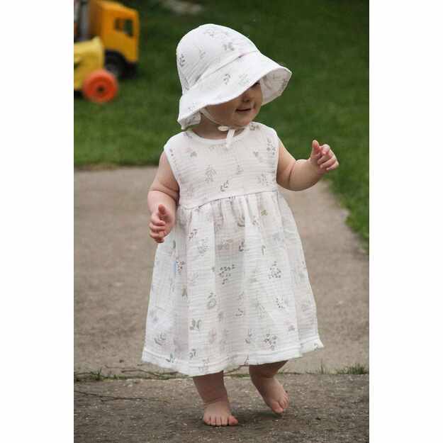 Baby Muslin Hat New Baby Zoe, dydis 80 (9-12m), 80 (9-12m)