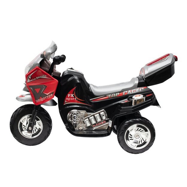 Baby Mix RACER elektrinis motociklas raudonos ir juodos spalvos