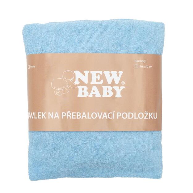 Keičiamas kilimėlio užvalkalas New Baby 50x70 mėlynas