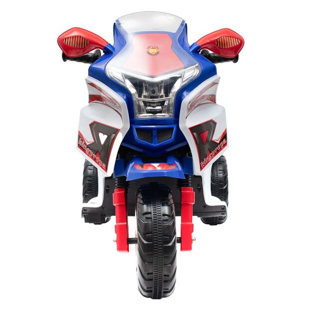 Baby Mix RACER elektrinis motociklas baltas