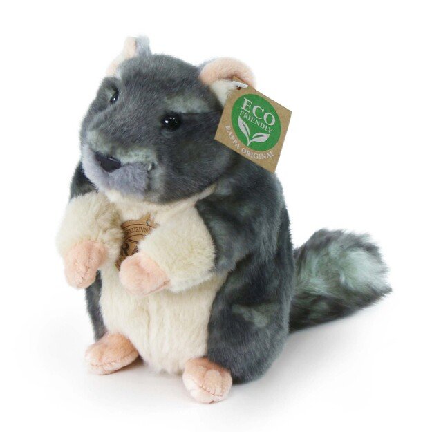 Plush chinchilla 15 cm ECO-FRIENDLY