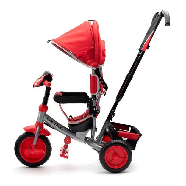 Baby Mix Lux Trike raudonas triratukas su LED lemputėmis