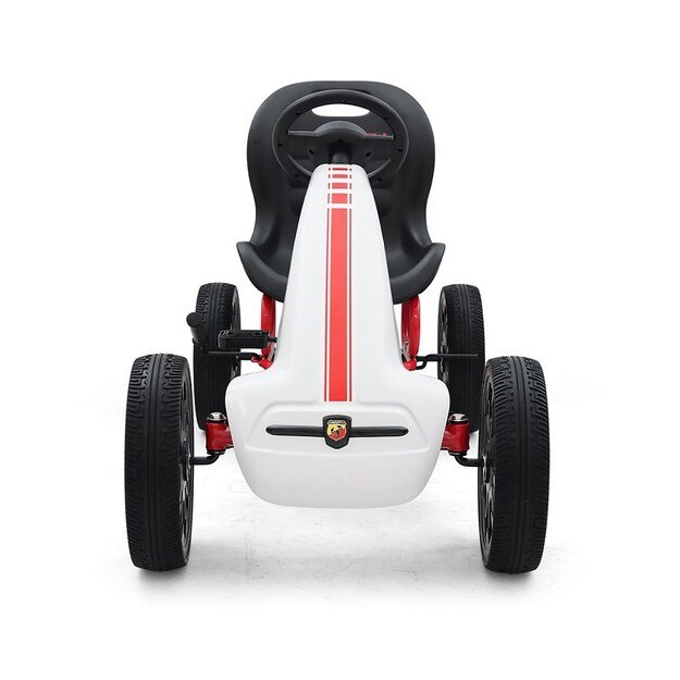 Vaikiškas kartingas Milly Mally Abarth baltas