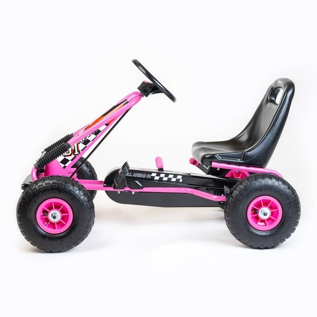 Pedal Go-kart Baby Mix Razor rožinė