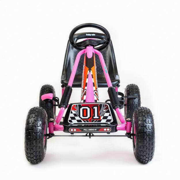 Pedal Go-kart Baby Mix Razor rožinė