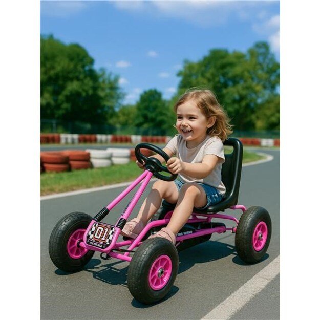 Pedal Go-kart Baby Mix Razor rožinė