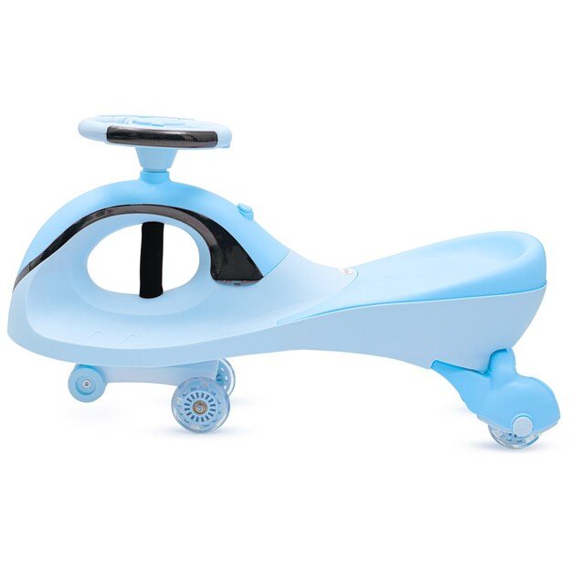 „Gravity Swing“ automobilio pasivažinėjimas vaikams su LED Baby Mix G-Force mėlyna spalva