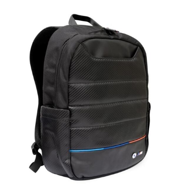BMW Carbon & Nylon Tricolor – nešiojamojo kompiuterio kuprinė 16 (juoda)