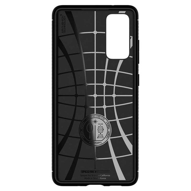 „Spigen Rugged Armor“ – dėklas, skirtas Samsung Galaxy S20 FE (juodas) 18