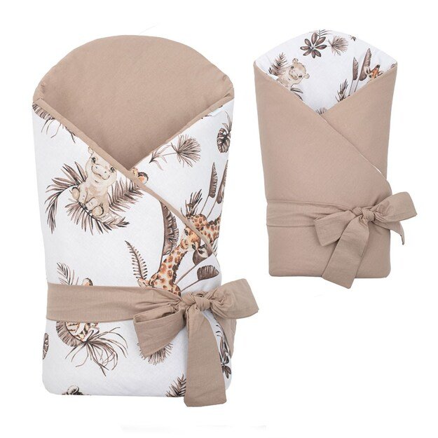 Dvipusis įklotas kūdikiui New Baby Safari 80x80 cm