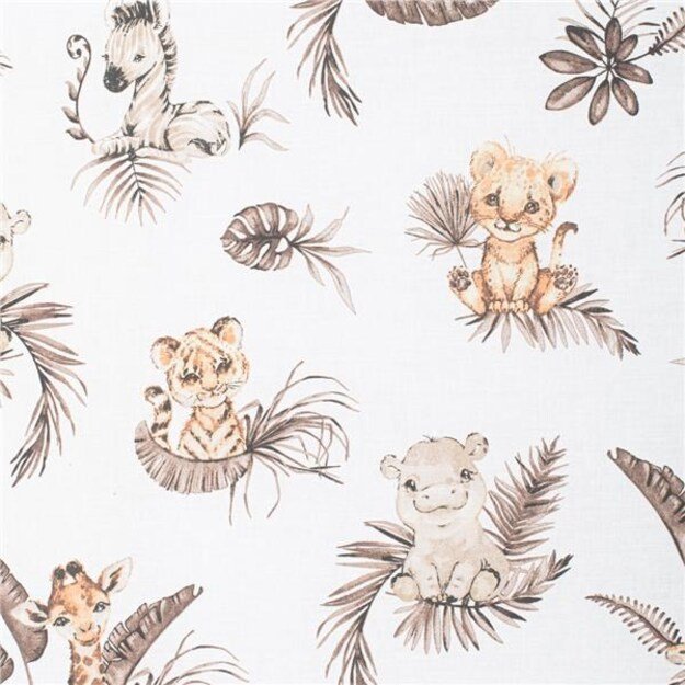 Dvipusis įklotas kūdikiui New Baby Safari 80x80 cm