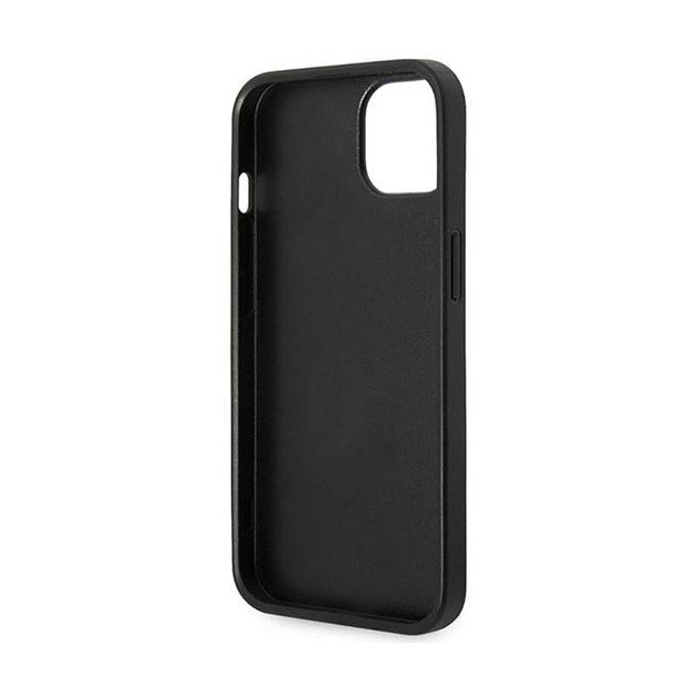Karl Lagerfeld Glitter Plaque Logo – dėklas, skirtas iPhone 14 Plus (juodas)