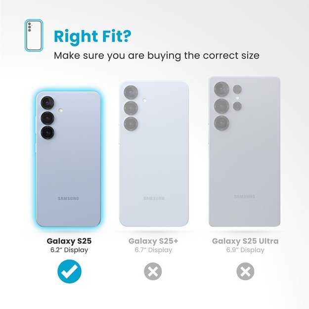 Speck Presidio2 rankenos magnetas – dėklas, skirtas Samsung Galaxy S25 / 24 MagSafe (pakrantės mėlyna / dulkių pilka / balta) 20