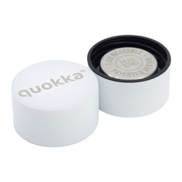 Quokka Solid – nerūdijančio plieno termo butelis 510 ml (baltas)