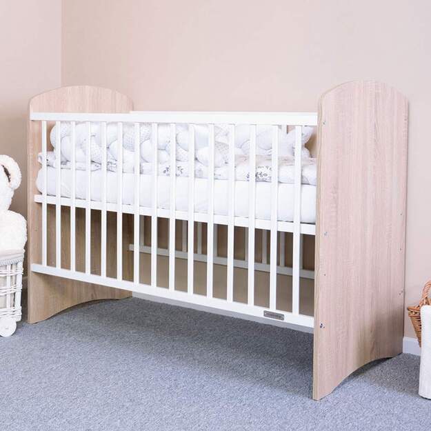 Vaikiška lovelė New Baby LEO ąžuolas