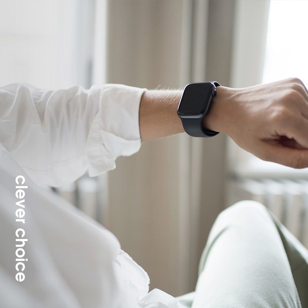 „Crong Liquid“ – dirželis skirtas „Apple Watch“ 38/40/41/42 mm (žalias)
