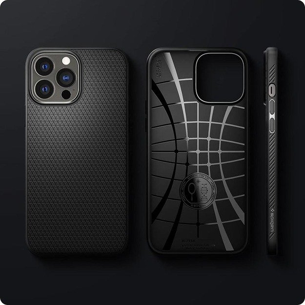Spigen Liquid Air – dėklas, skirtas iPhone 13 Pro (juodas)