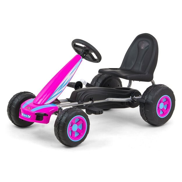Kids Go-kart Milly Mally Viper pink(package damaged)