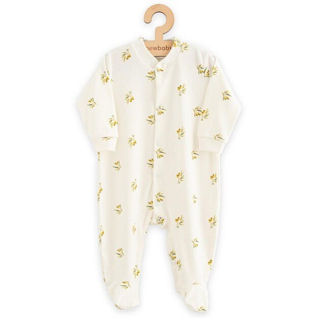 Kūdikio kombinezonas-miegmaišis iš ekologiškos medvilnės New Baby Olives, 62 (3-6 mėn.)