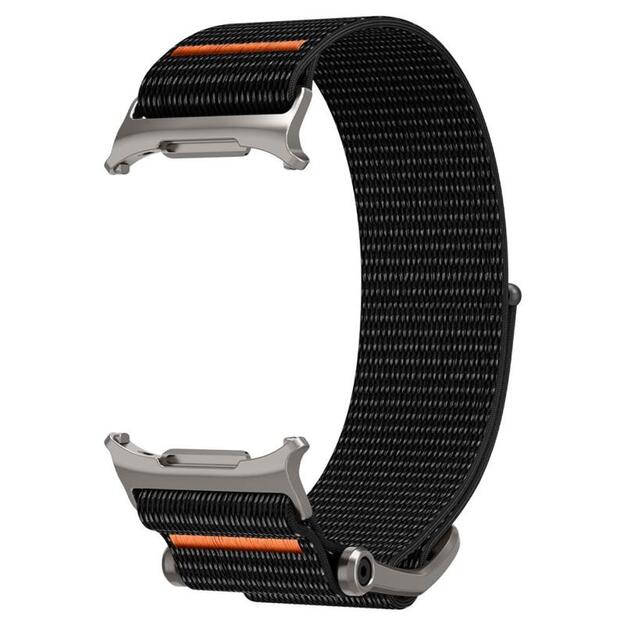 „Spigen DuraPro Flex“ – dirželis, skirtas „Samsung Galaxy Watch Ultra 47 mm“ (juodas)