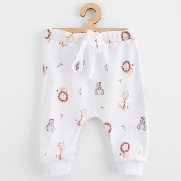 Vaikiškos medvilninės sportinės kelnės New Baby For Baby safari, 68 (4-6 mėn.)