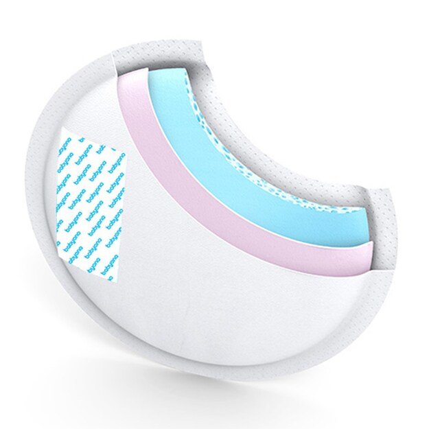 Krūtinės įklotai Baby Ono COMFORT 50+20 vnt. nemokamai