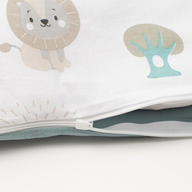 Dviejų dalių patalynė New Baby Safari II 90/120 cm mėtinė
