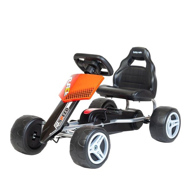 Pedalinis gokartas Baby Mix Speedy, raudonas (Kaip naujas)