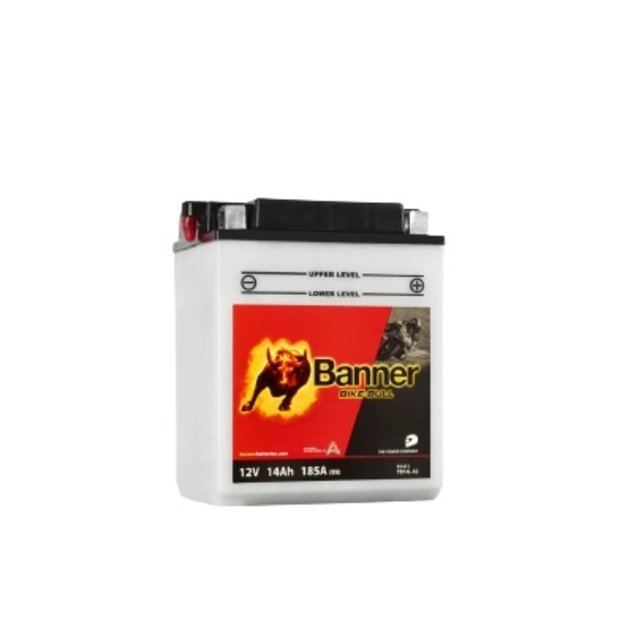Banner 14Ah Bike Bull -+ 12V 185A akumuliatorius 134x89x166mm  