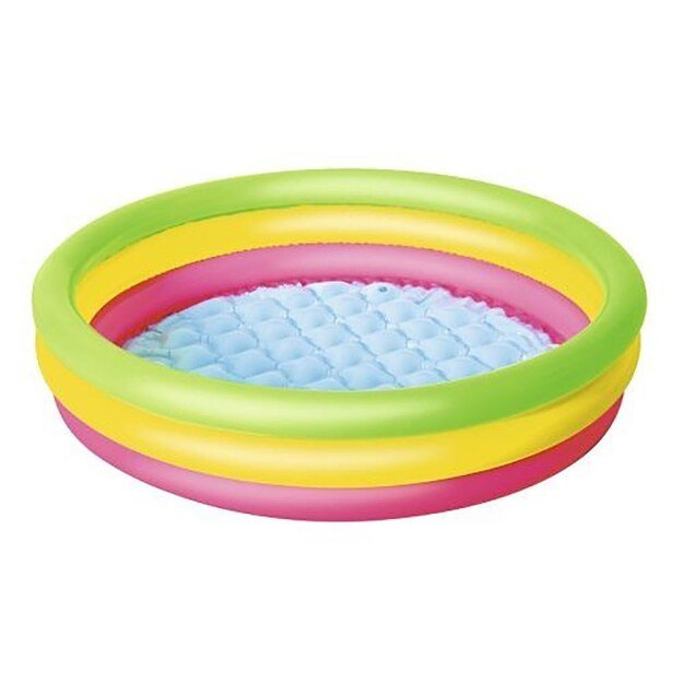 Pripučiamas vaikų baseinas „Bestway“, 102 x 25 cm, 3 spalvų