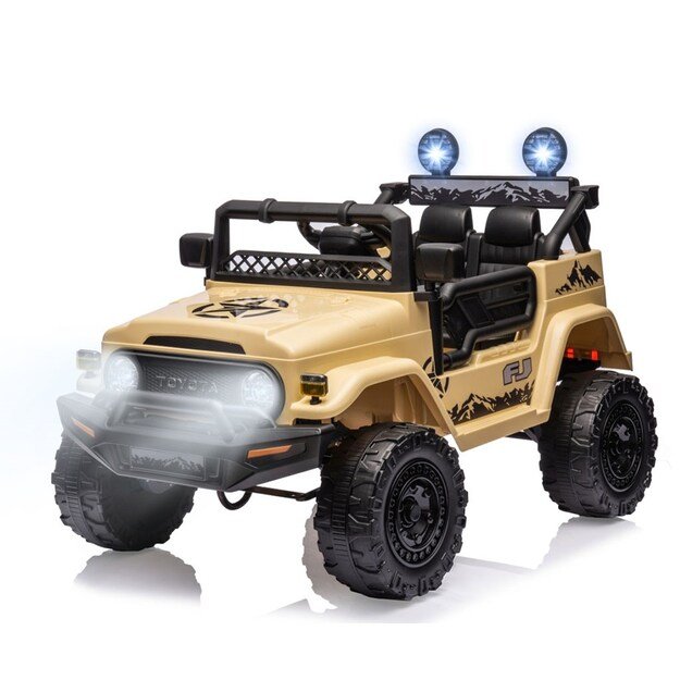Elektrinis vaikiškas automobilis Milly Mally Toyota FJ Cruiser juodas