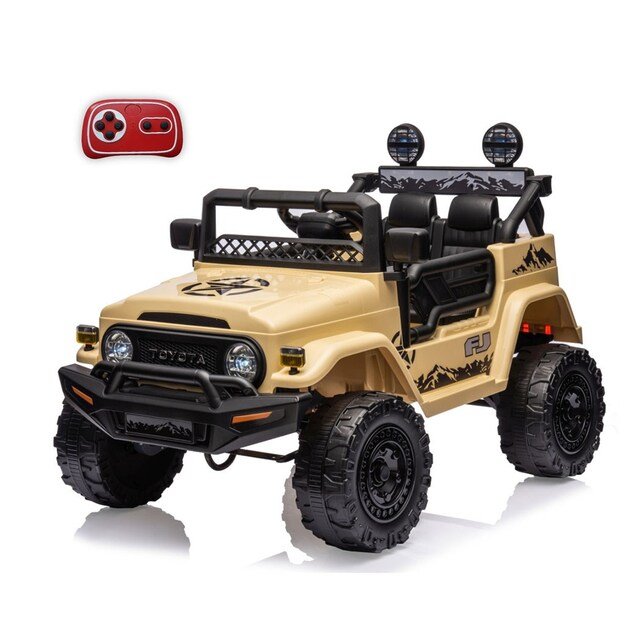 Elektrinis vaikiškas automobilis Milly Mally Toyota FJ Cruiser juodas