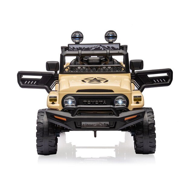 Elektrinis vaikiškas automobilis Milly Mally Toyota FJ Cruiser juodas