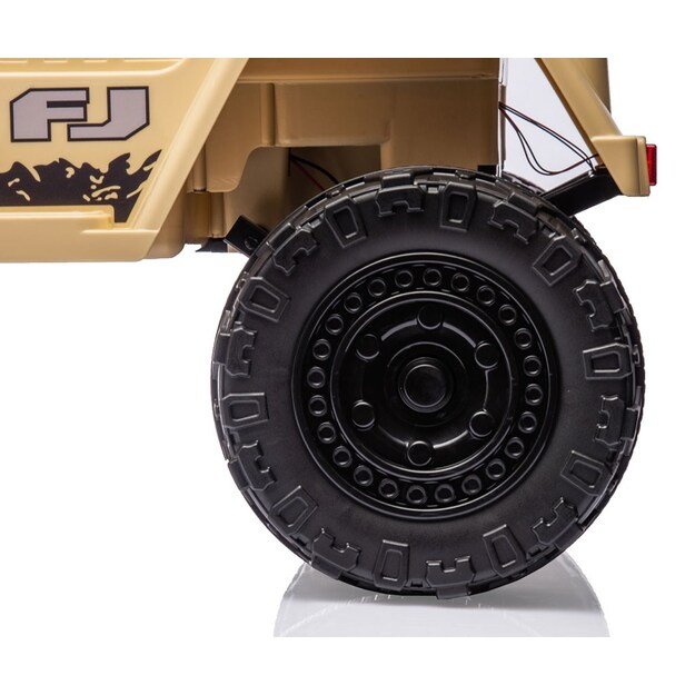 Elektrinis vaikiškas automobilis Milly Mally Toyota FJ Cruiser juodas