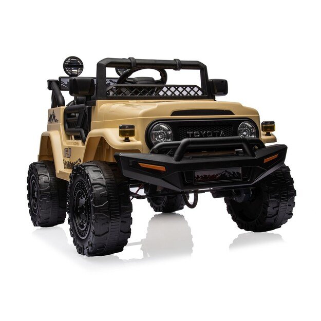 Elektrinis vaikiškas automobilis Milly Mally Toyota FJ Cruiser juodas