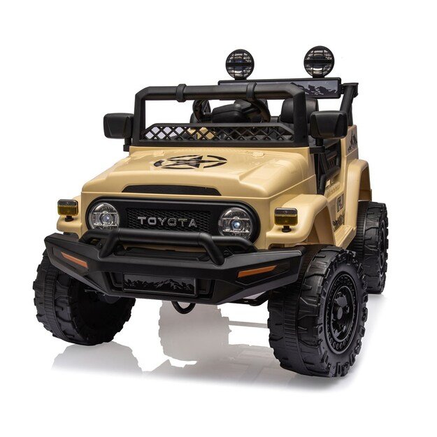 Elektrinis vaikiškas automobilis Milly Mally Toyota FJ Cruiser juodas