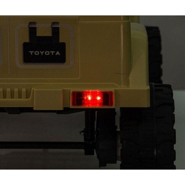 Elektrinis vaikiškas automobilis Milly Mally Toyota FJ Cruiser juodas