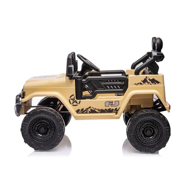 Elektrinis vaikiškas automobilis Milly Mally Toyota FJ Cruiser juodas