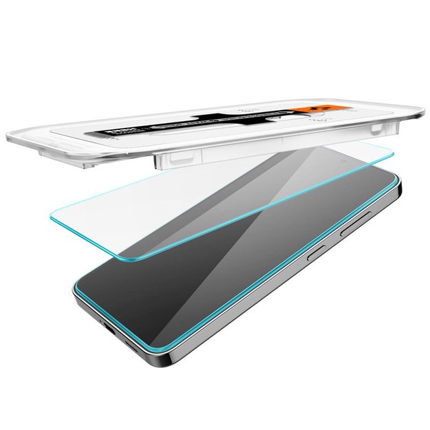 „Spigen GLAS.TR EZ FIT“ 2 vnt. grūdinto stiklo „Samsung Galaxy S25 / S24“ dėklas (2 vnt.)