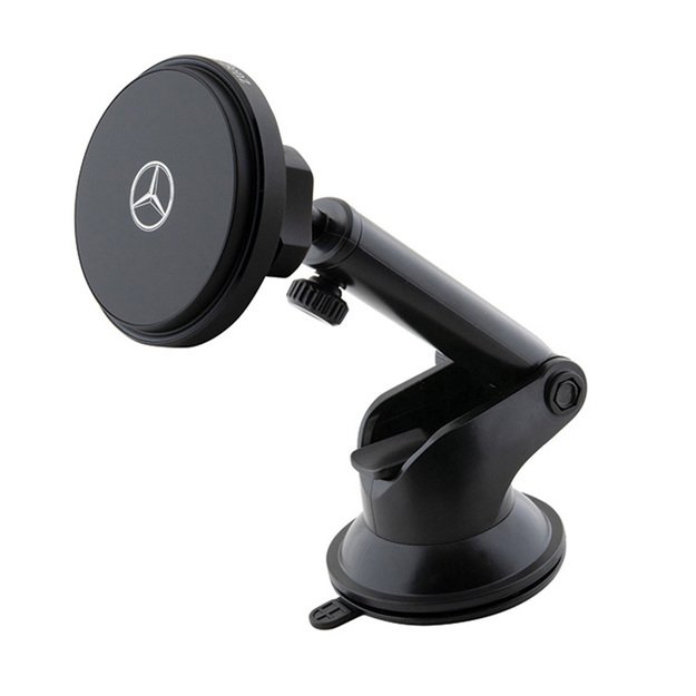 „Mercedes Silver Star MagSafe“ – magnetinis automobilio laikiklis su 15 W belaidžiu įkrovimu (juodas) 4