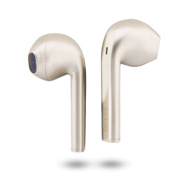 „Guess True Wireless Script Logo BT5.3“ – TWS ausinės + įkrovimo dėklas (auksinės) 2