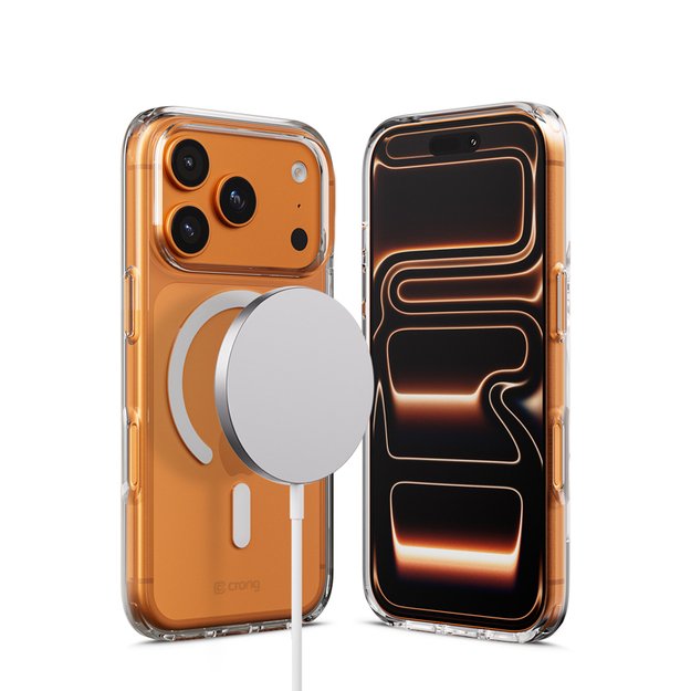 „Crong Clear MAG“ dėklas – „MagSafe iPhone 17 Pro“ (skaidrus) 1