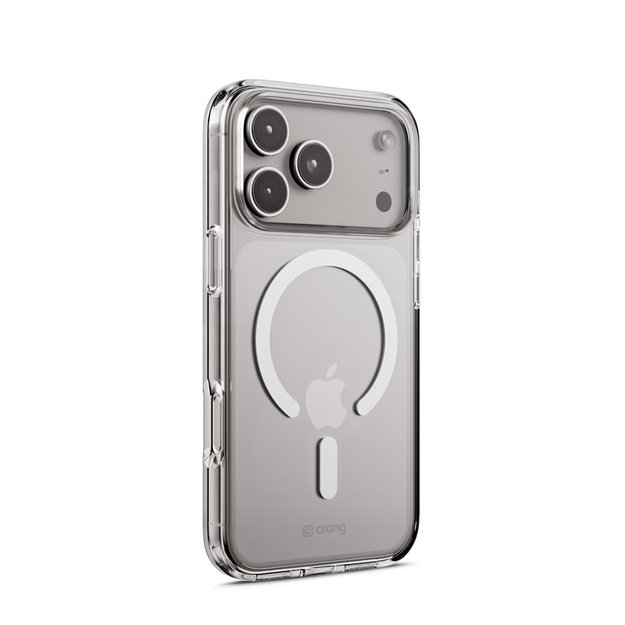 „Crong Clear MAG“ dėklas – „MagSafe iPhone 17 Pro“ (skaidrus) 20