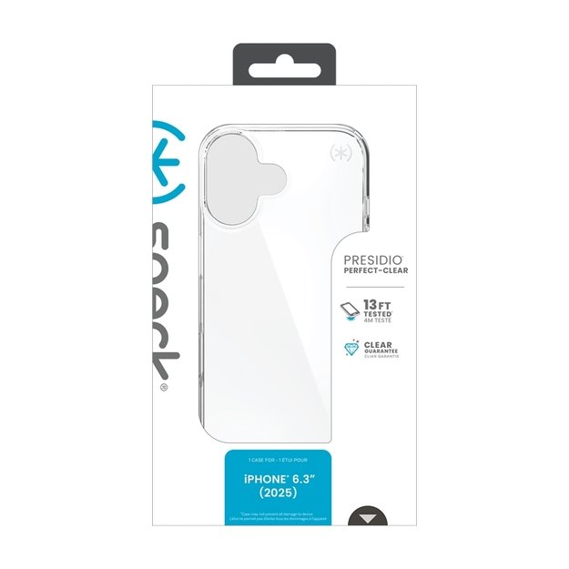 „Speck Presidio Perfect-Clear“ dėklas iPhone 17 (skaidrus) 1